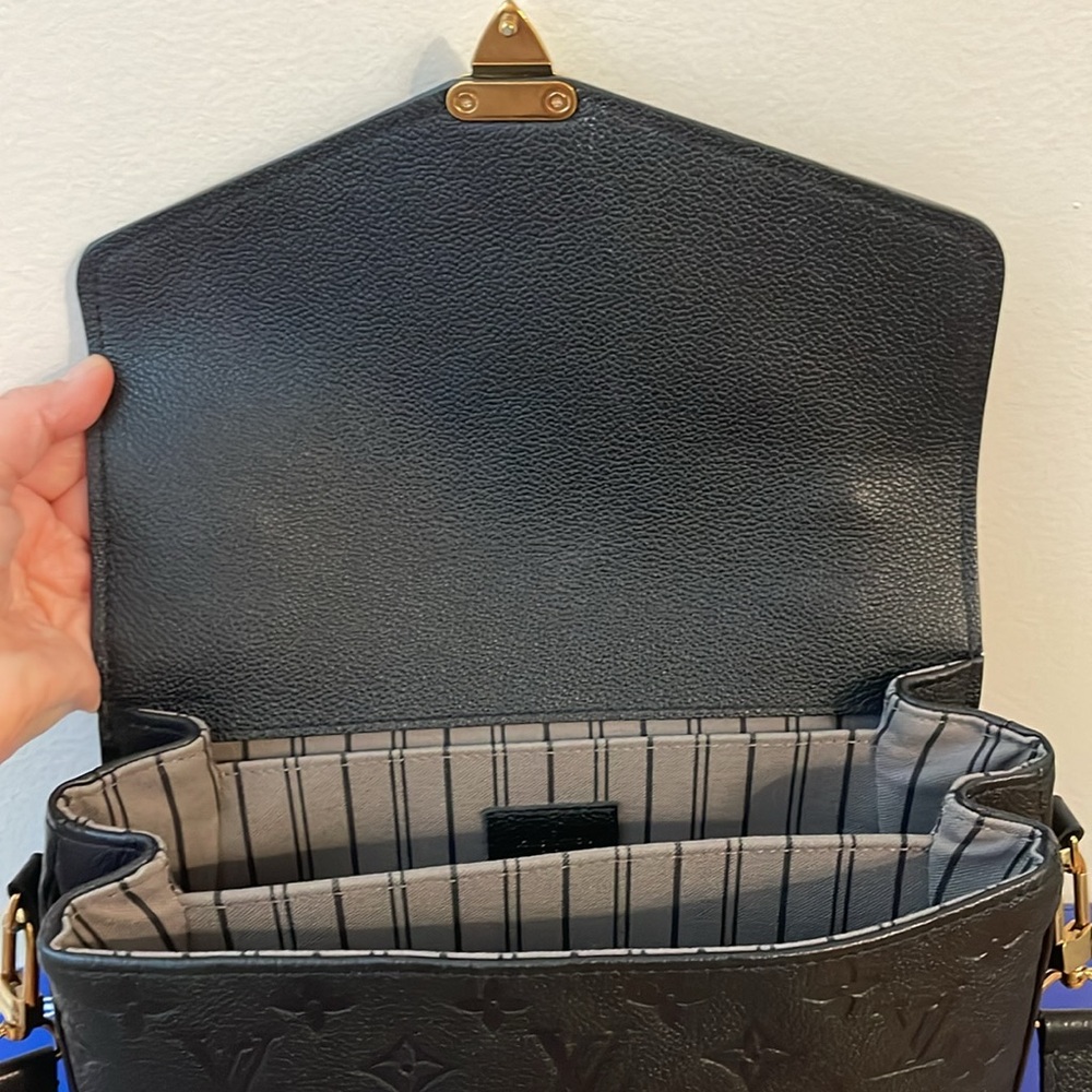 Louis Vuitton Monogram Empreinte Pochette Métis-Black - Picture 8 of 15